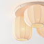 Japandi plafondlamp Velin, 3-lichts