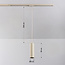 Beige tube hanglamp Simon voor 1-fase railverlichting