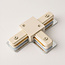 T-Koppelstuk voor 1-fase rail - beige