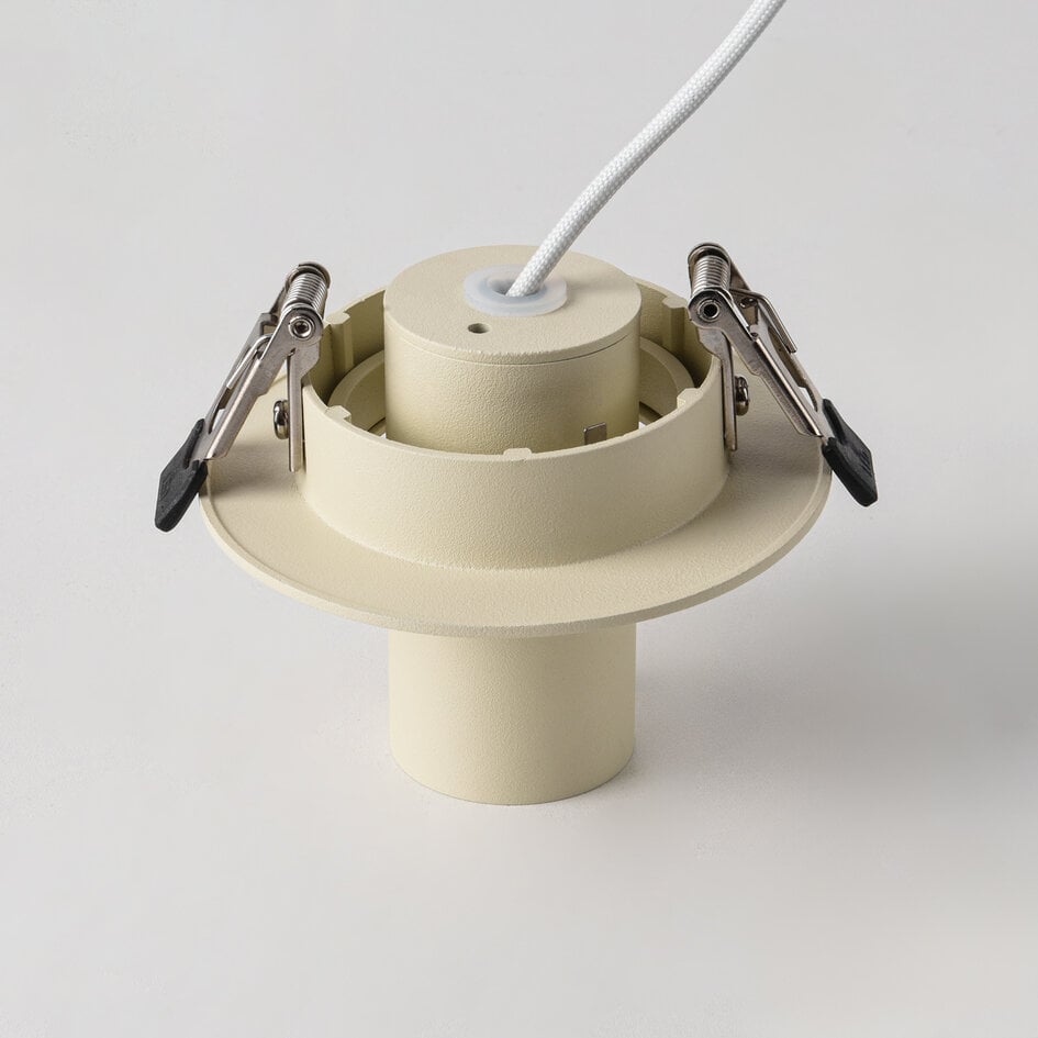 Richtbare inbouwspot – beige Ø10 cm