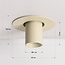 Richtbare inbouwspot – beige Ø10 cm