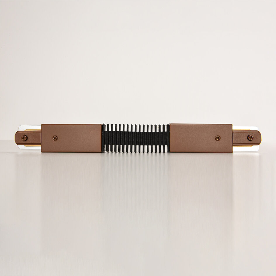 Flexibele connector voor 1-fase rail - bruin