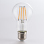 E27 LED filament lamp met daglichtsensor 4,5W, helder, 2700K, Ø60