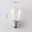 Prikkabel set inclusief kappen in groene rotanlook, verkrijgbaar met verschillende LED lampen