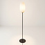 Staande lamp met wit glas - Karsten