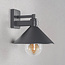 Retro buitenwandlamp zwart