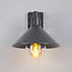 Retro buitenwandlamp zwart