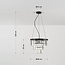 Kristallen hanglamp met transparante kristallen - Kristal