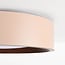 Plafondlamp Nardia met geïntegreerde LED en 3-staps dimbaar Ø29 cm - beige met houtaccent