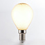 E14 dimbare LED lamp met melkwit glas 4,5W 2700K