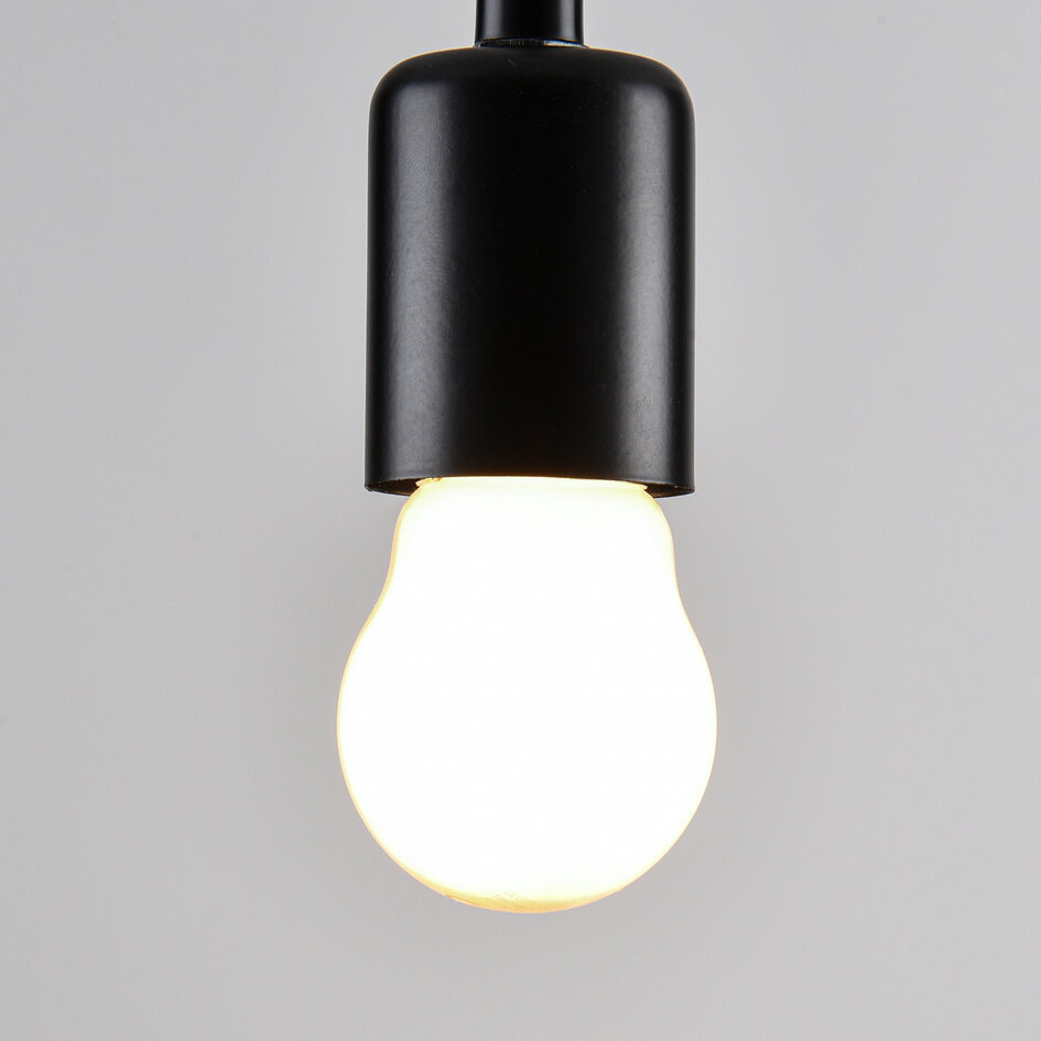 E27 dimbare LED lamp Ø45 met melkwit glas 5,9W 2700K
