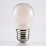E27 dimbare LED lamp Ø45 met melkwit glas 5,9W 2700K