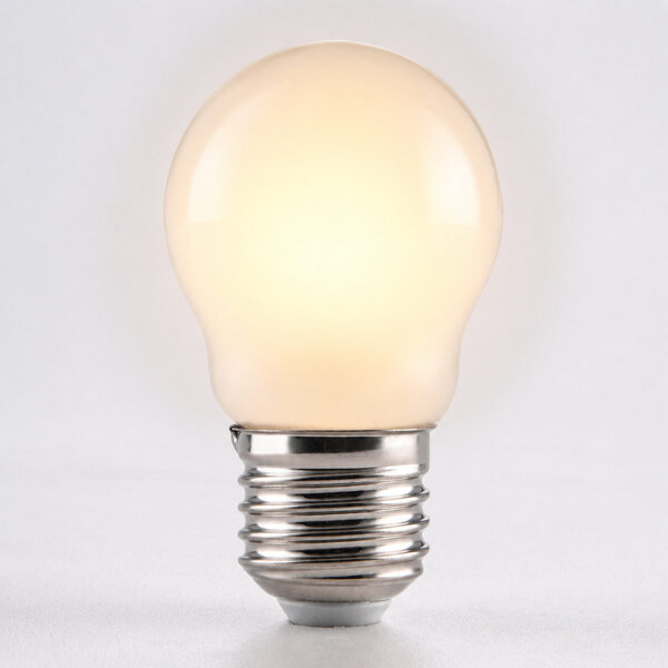 3-staps dimbare E27 LED lamp Ø45 met melkwit glas 4,5W 2700K
