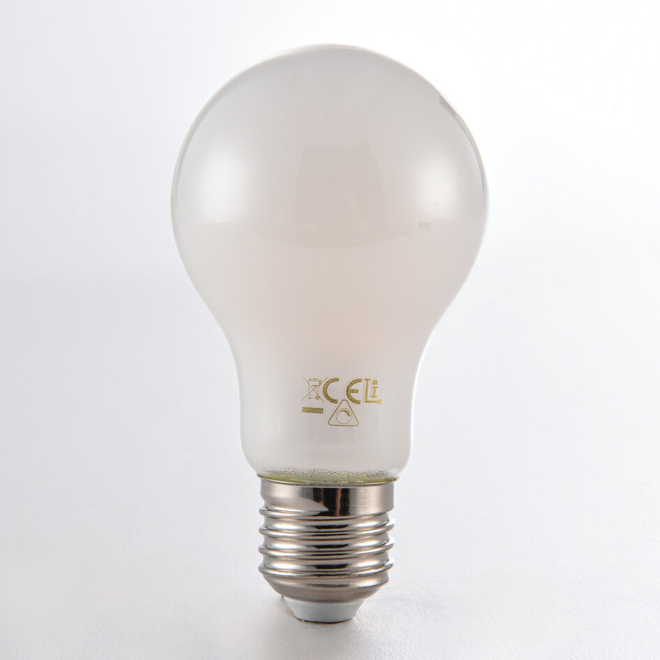3-staps dimbare E27 LED lamp Ø60 met melkwit glas 7W 2700K