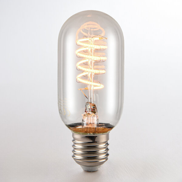 Dimbare E27 LED buislamp Ø45 mm met helder glas 4W 1800K