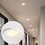 LED downlight rond 6W met instelbare lichtkleur - Ø120mm