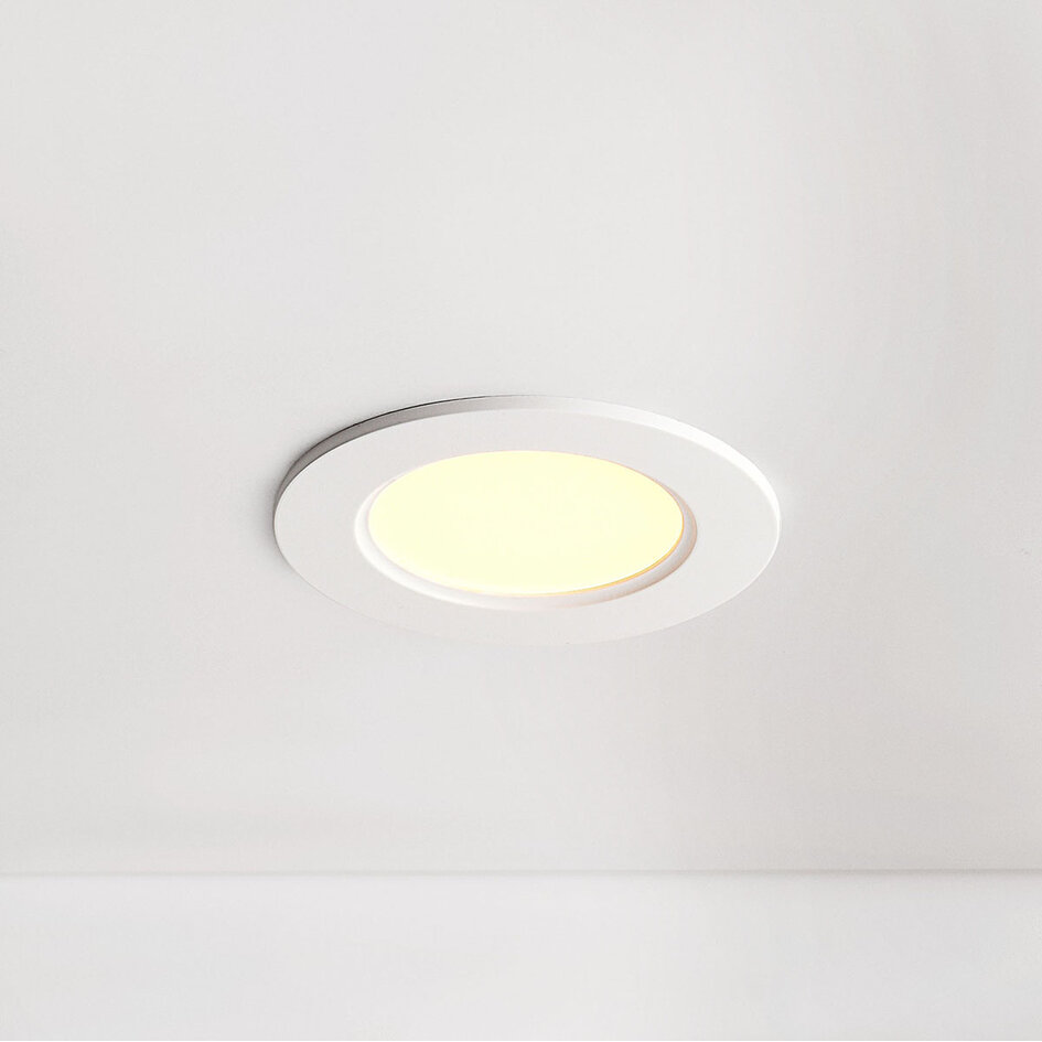 6W ronde LED downlight met aanpasbare kleurtemperatuur - Ø120mm