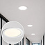 18W ronde LED downlight met aanpasbare kleurtemperatuur - Ø225mm