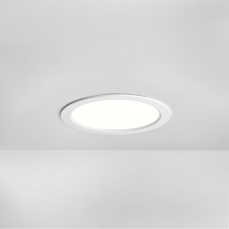 18W ronde LED downlight met aanpasbare kleurtemperatuur - Ø225mm