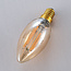 E14 dimbare LED filament kaarslamp Ø35 mm met amber glas 4,5W 2200K