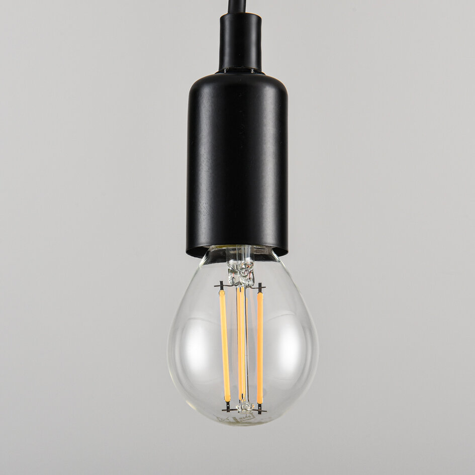 E14 3-staps dimbare LED filament lamp Ø45 met helder glas 4,5W 2700K