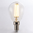 E14 3-staps dimbare LED filament lamp Ø45 met helder glas 4,5W 2700K
