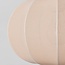 Verstelbare wandlamp Flera - ronde beige stoffen kap