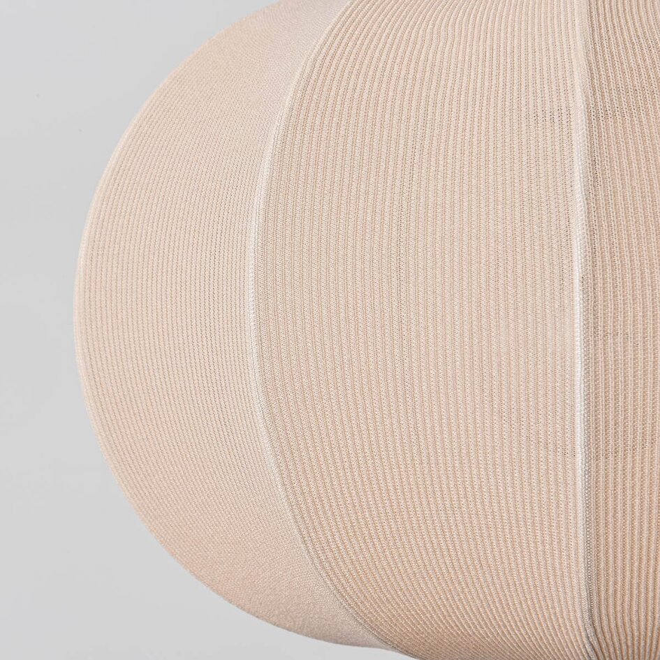 Verstelbare wandlamp Flera - ronde beige stoffen kap
