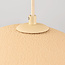 5-lichts Wabi Sabi hanglamp Klori zandbeige steeneffect