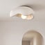 Wabi Sabi plafondlamp Ishi met steeneffect in wit