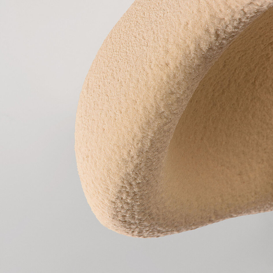 Plafondlamp Ishi met steeneffect - zandbeige