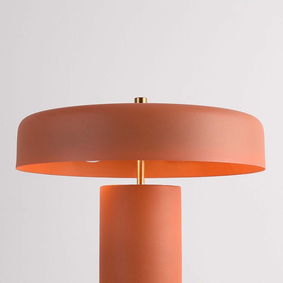 Tafellamp Eleonora 2-lichts - terracotta