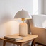 Tafellamp Celestine - keramieken voet met limestone effect