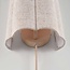 Wandlamp Vlora met linnen kap - gebroken wit