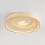 3-staps dimbare plafondlamp Cercul met geïntegreerde LED en steeneffect - beige