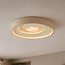 3-staps dimbare plafondlamp Cercul met geïntegreerde LED en steeneffect - beige