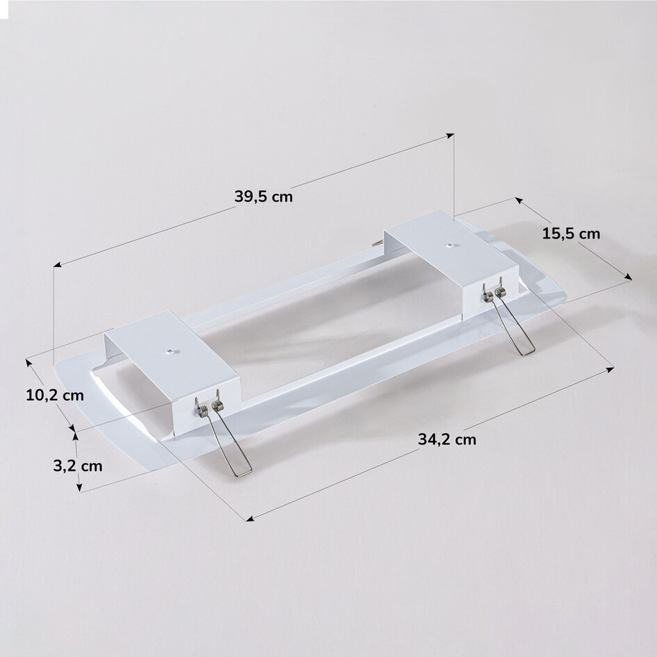 Inbouwframes voor opbouwarmaturen