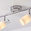 Moderne plafondspot zilver, 2-lichts - Crystal (E14 fitting)