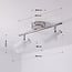 Moderne plafondspot zilver, 2-lichts - Crystal (E14 fitting)