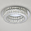 Luxe plafondlamp kristal LED 3-staps dimbaar - Diamond
