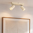 Plafondspot Dotto met 2 draaibare spots in lichtbeige