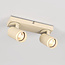 Plafondspot Dotto met 2 draaibare spots in lichtbeige