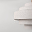 Hanglamp Zavon met gelaagde linnen kappen - gebroken wit