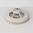 Plafondventilator Starry met aanpasbare kleurtemperatuur en stereffect - houtlook