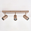Plafondspot Tivo met 3 draaibare spots - zandbeige