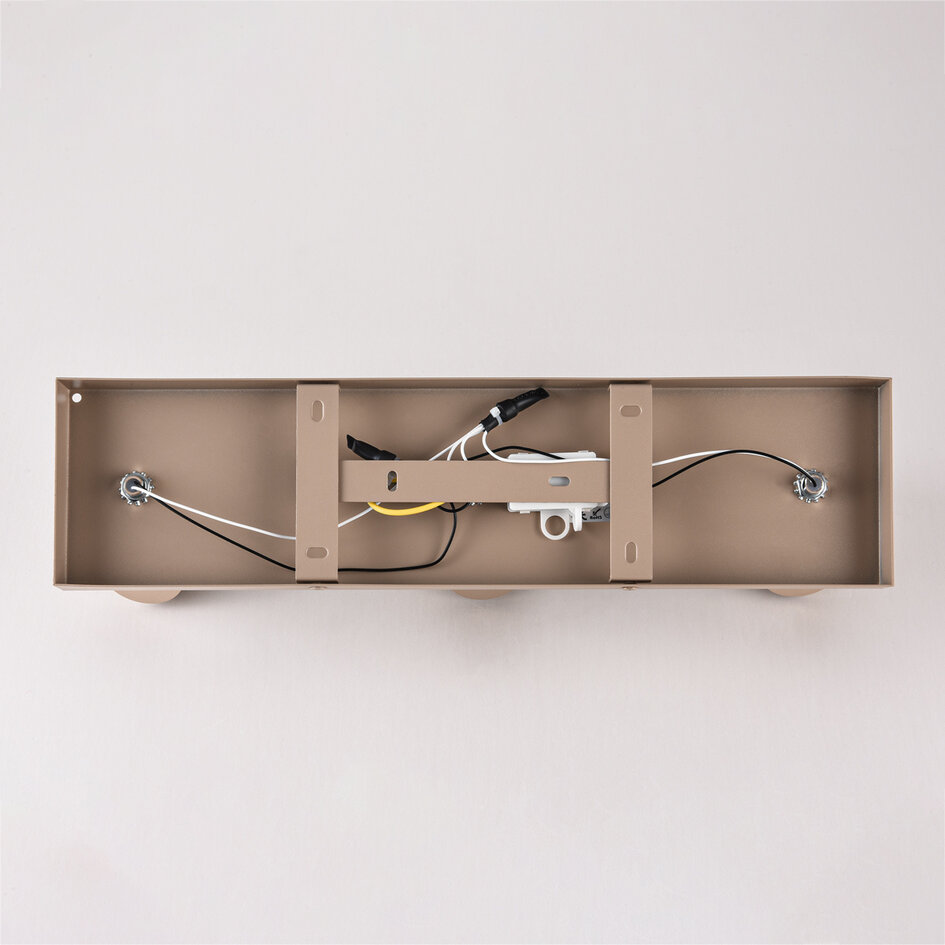 Plafondspot Tivo met 3 draaibare spots - zandbeige