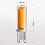 Dimbare G9 LED spot, helder glas, 2700K, 2,2W