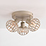 Plafondlamp Kelly met 3 draaibare metalen kappen - zandbeige