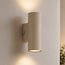 Wandlamp Brunio up & down - zandbeige