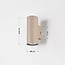 Wandlamp Brunio up & down - zandbeige